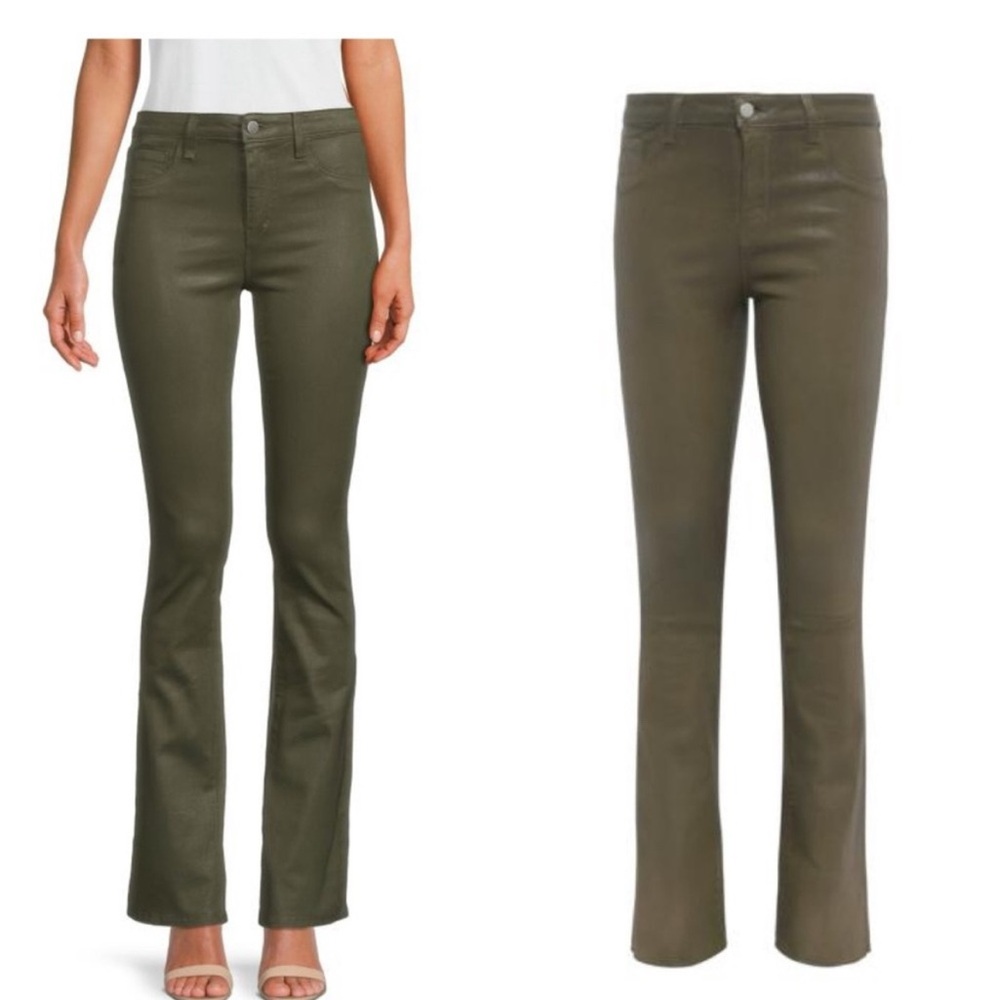 L'AGENCE Selma Baby bootcut coated jeans